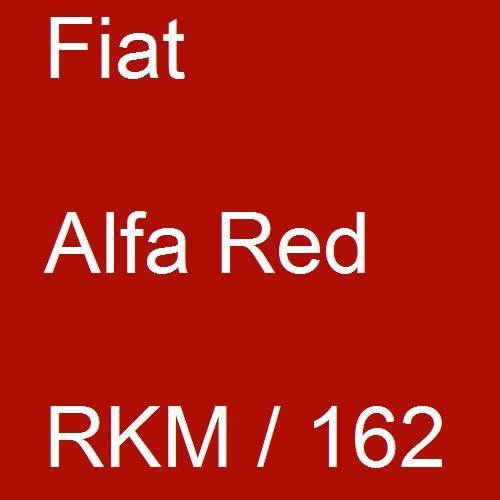 Fiat, Alfa Red, RKM / 162.